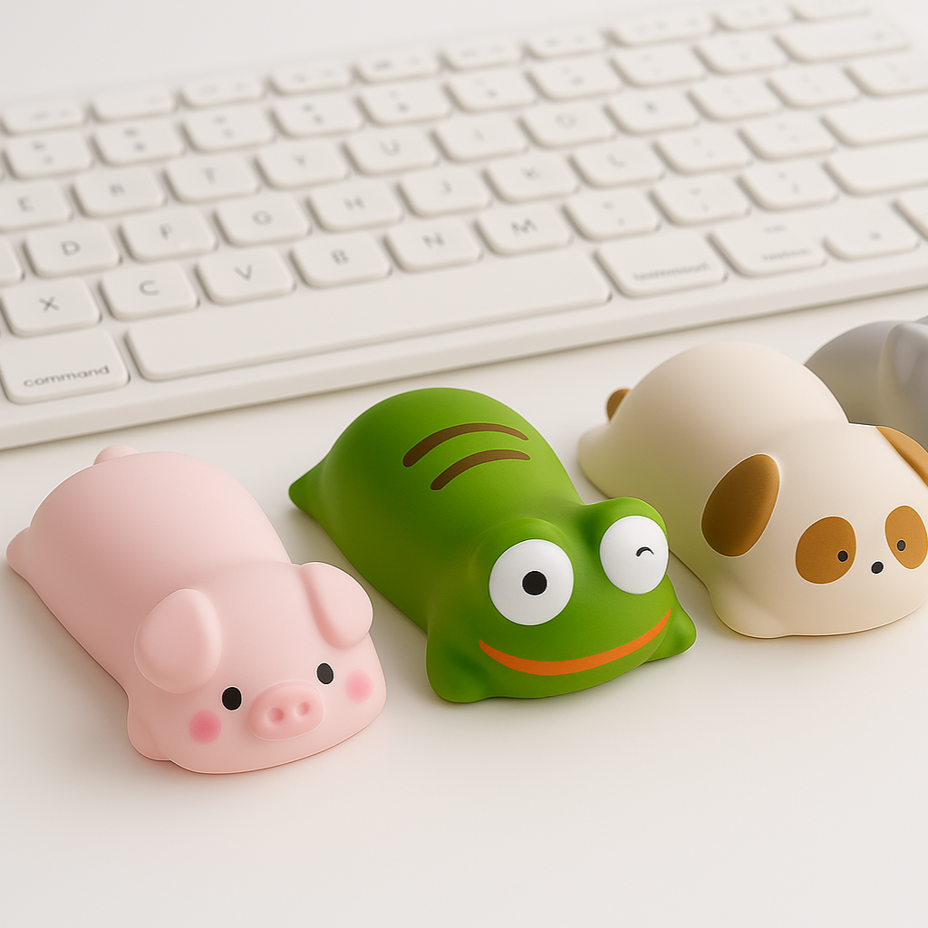 Cute Animal Wrist Rest Pad for Keyboard & Mouse